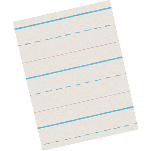 Pacon Newsprint Handwriting Paper Letter - 8 1/2" x 11" Sheet Size - White Binding - 500 / Pack (2695)