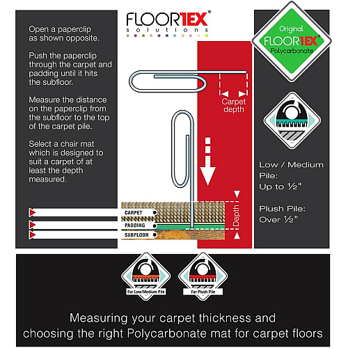 Cleartex Unomat Cleartex&reg; Unomat Anti-Slip Rectangular Chair Mat Hard Floors and Carpet Tiles - 48" x 53" Floor, Hard Floor - 53" Length x 48" Width x 0.075" Depth x 0.075" Thickness - Rectangular - Polycarbonate - Clear - 1 Each - TAA Co (1213420ERA)