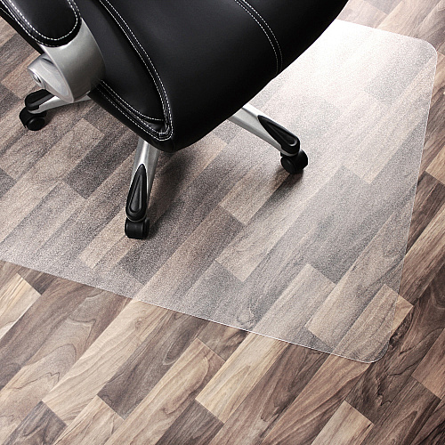 Cleartex Unomat Cleartex&reg; Unomat Anti-Slip Rectangular Chair Mat Hard Floors and Carpet Tiles - 48" x 60" Hard Floor, Home, Office - 60" Length x 48" Width x 0.075" Depth x 0.075" Thickness - Rectangular - Polycarbonate - Clear - 1 Each - (1215020ERA)