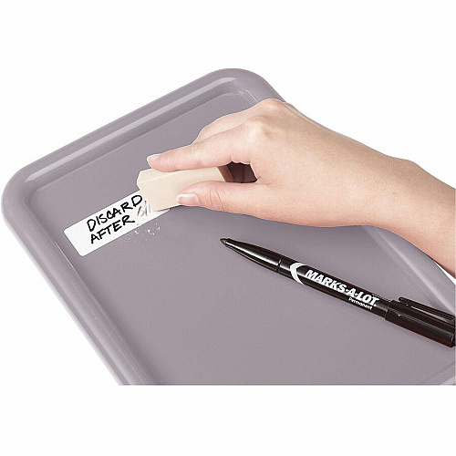Avery&reg; Erasable Multi-Use Labels 7/8" Height x 2 7/8" Width - Removable Adhesive - Rectangle - Matte - White - Film - 8 / Sheet - 180 Total Sheets - 1440 Total Label(s) - 80/Pack - 1 Carton (05429)