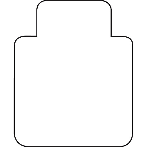 Lorell Nonstudded Wide Lip Chairmat Tile Floor, Vinyl Floor, Hardwood Floor - 53" Length x 45" Width x 0.060" Thickness - Lip Size 12" Length x 25" Width - Vinyl - Clear - 1 Each (LLR82826)
