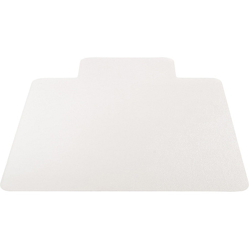 Lorell Nonstudded Wide Lip Chairmat Tile Floor, Vinyl Floor, Hardwood Floor - 53" Length x 45" Width x 0.060" Thickness - Lip Size 12" Length x 25" Width - Vinyl - Clear - 1 Each (LLR82826)