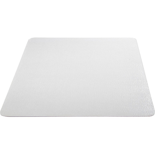 Lorell Nonstudded Chairmat Tile Floor, Vinyl Floor, Hardwood Floor - 60" Length x 46" Width x 0.060" Thickness - Rectangular - Vinyl - Clear - 1 Each (LLR82827)