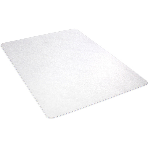 Lorell Nonstudded Chairmat Tile Floor, Vinyl Floor, Hardwood Floor - 60" Length x 46" Width x 0.060" Thickness - Rectangular - Vinyl - Clear - 1 Each (LLR82827)