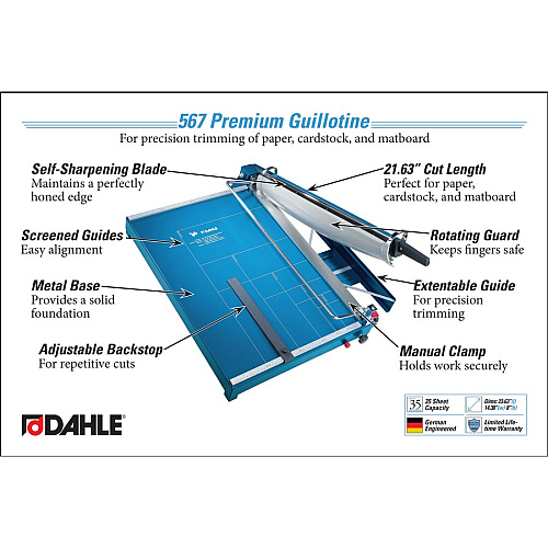 Dahle 567 Premium Guillotine Trimmer