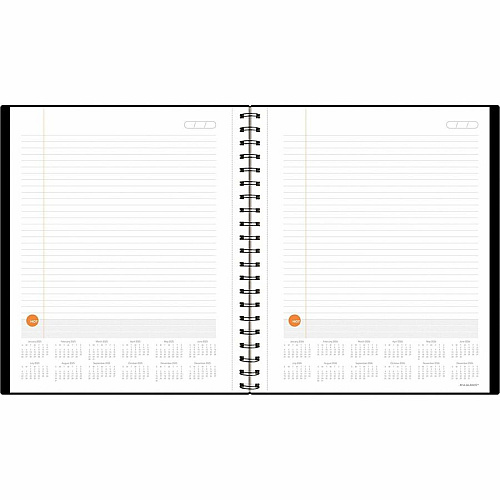 At-A-Glance Plan. Write. Remember. Undated Planning Notebook with Reference Calendars Large - Julian Dates - Daily - 1 Year - January 2026 to December 2026 - 1 Day Single Page Layout - 8 1/2" x 11" Sheet Size - White Sheet - Wire Bound - Bungee (70620905)