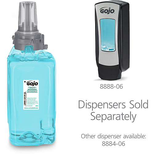 Gojo&reg; ADX-12 Botanical Foam Soap Refill Botanical Scent - 1.32 quart - Push Pump Dispenser - Skin, Hand - Moisturizing - Green - Rich Lather, Eco-friendly, Bio-based - 1 Each (881603)