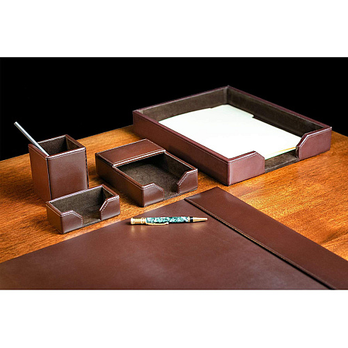 Dacasso Bonded Leather Desk Set 1 Each (D3602)