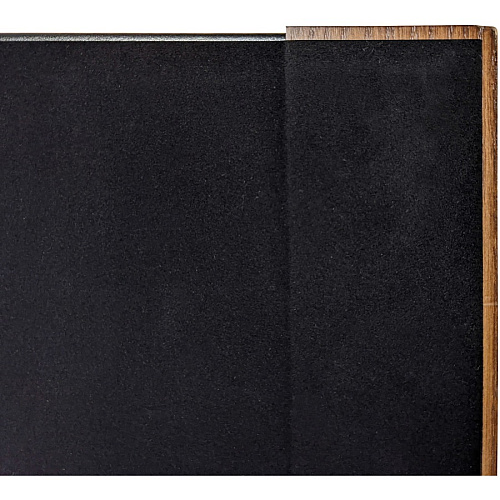 Dacasso Walnut & Leather Side-Rail Desk Pad 20.50" Width - Leather - Brown - 1 Each (P8401)