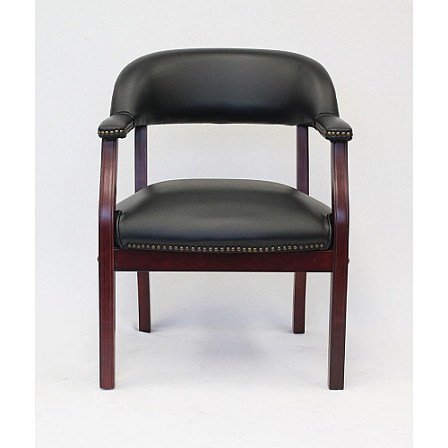 Boss Management Chair Black - Vinyl - 1 Each (B9540BK)