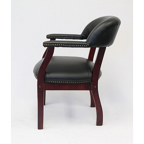 Boss Management Chair Black - Vinyl - 1 Each (B9540BK)