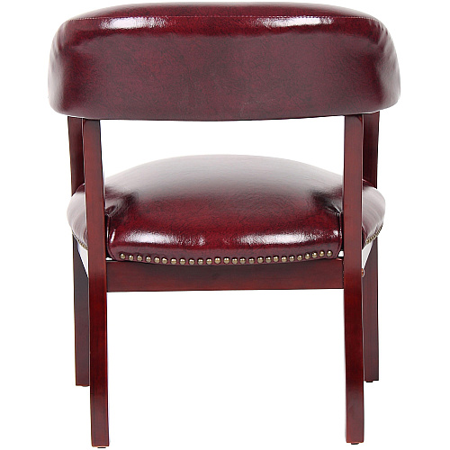 Boss Management Chair Burgundy - Vinyl - 1 Each (B9540BY)