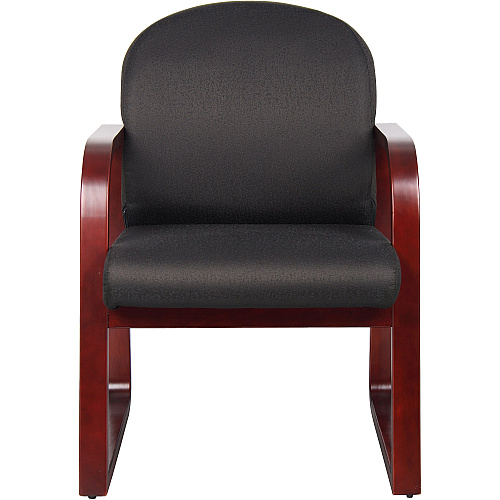 Boss Mahogany Frame Side Chair Black - 1 Each (B9570BK)