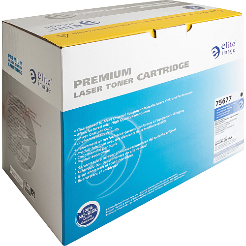 Elite Image Remanufactured Laser Toner Cartridge - Alternative for HP 647A (CE260A) - Black - 1 Each 8500 Pages (75677)