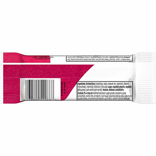 Special K Pastry Crisps: Strawberry Vanilla, Strawberry - 0.88 oz Pouch - 9 / Box (56924)