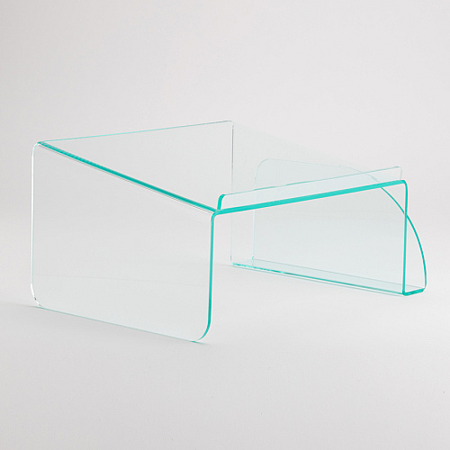 Lorell Phone Stand 5.50" Height x 11" Width x 10" Depth - Acrylic - Clear, Green (LLR80661)