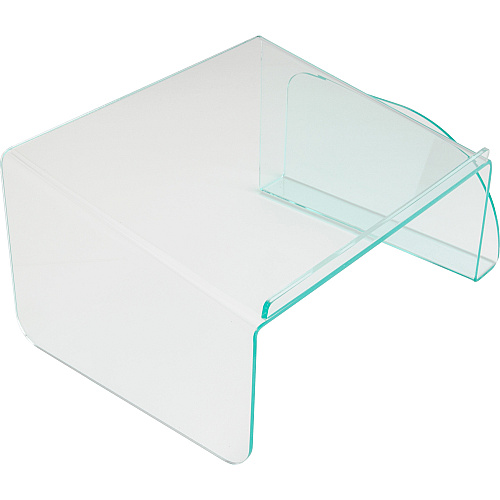 Lorell Phone Stand 5.50" Height x 11" Width x 10" Depth - Acrylic - Clear, Green (LLR80661)