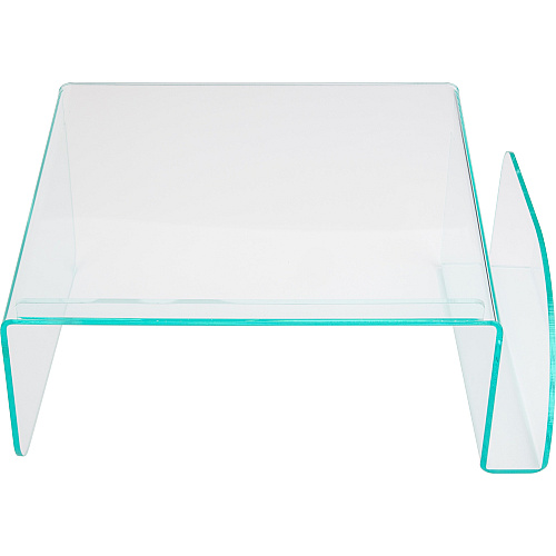 Lorell Phone Stand 5.50" Height x 11" Width x 10" Depth - Acrylic - Clear, Green (LLR80661)