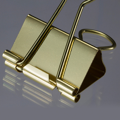 Officemate Assorted Size Binder Clips Gold - Metal - 30 / Pack (31022)