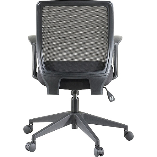 Lorell Executive Mid-back Work Chair Black Seat Color - 5-star Base - Black - 1 Each (LLR84868)