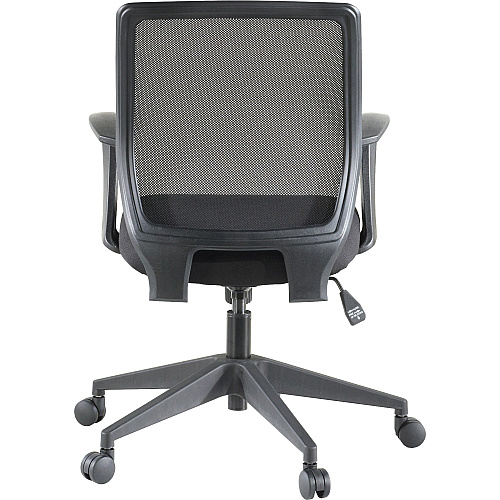 Lorell Executive Mid-back Work Chair Black Seat Color - 5-star Base - Black - 1 Each (LLR84868)