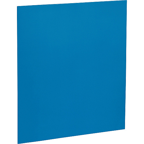 Business Source Letter Pocket Folder 8 1/2" x 11" - 100 Sheets Capacity - 2 Internal Pocket(s) - Blue - Laminated, Durable, Die-cut - 25 / Box (BSN44423)