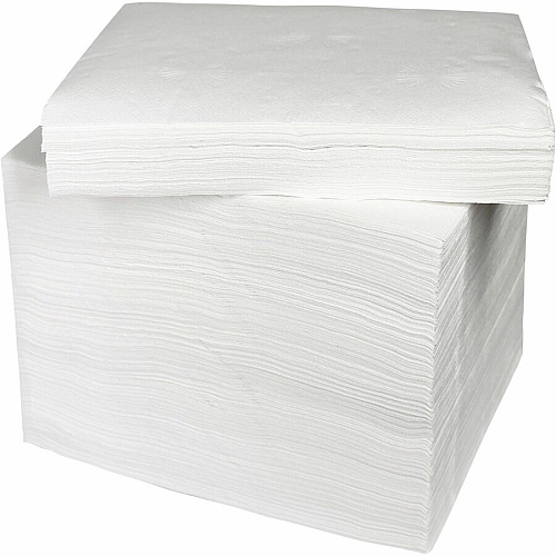 Genuine Joe Lunch Napkins 1 Ply - Quarter-fold - 13" Width x 11.25" Length - White - 400 / Pack (GJO11254)