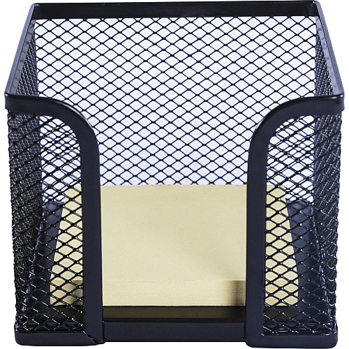Lorell Mesh Wire Memo Holder Support 3" x 3" Media - Steel - Black - 1 Each (LLR84156)