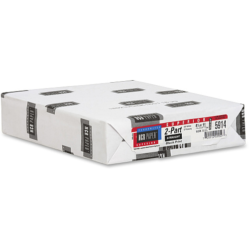 NCR Paper Superior 2-part Straight Carbonless Paper - White 92 Brightness - Letter - 8 1/2" x 11" - 20.50 lb Basis Weight - Carbonless - White, Canary - 2/Set - 250 / Pack (5914)