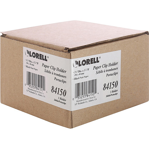 Lorell Mesh Wire Pencil Cup Holder 3.8" Height x 2.1" Width - Steel - Black - 1 Each (LLR84150)