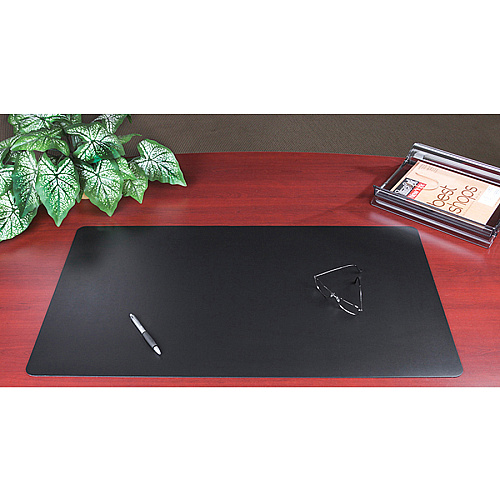 Artistic Rhino II Antimicrobial Protective Desk Pads Rectangular - 36" Width x 24" Depth - Polyvinyl Chloride (PVC) - Black (LT812M)