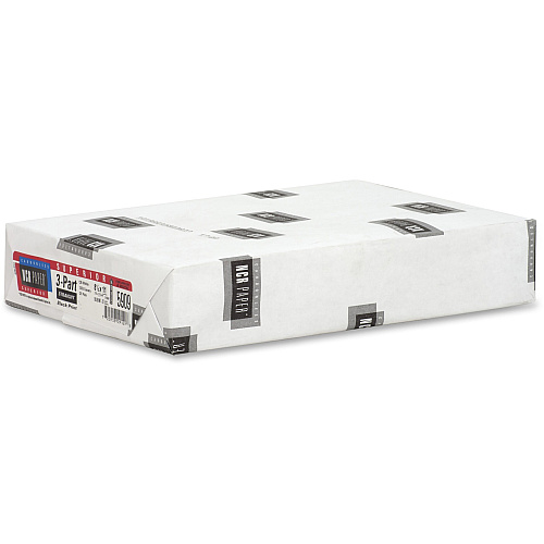 NCR Paper Superior 3-part Straight Carbonless Paper - White 92 Brightness - Letter - 8 1/2" x 11" - Heavyweight - White, Canary, Pink - 500 / Pack (5909)