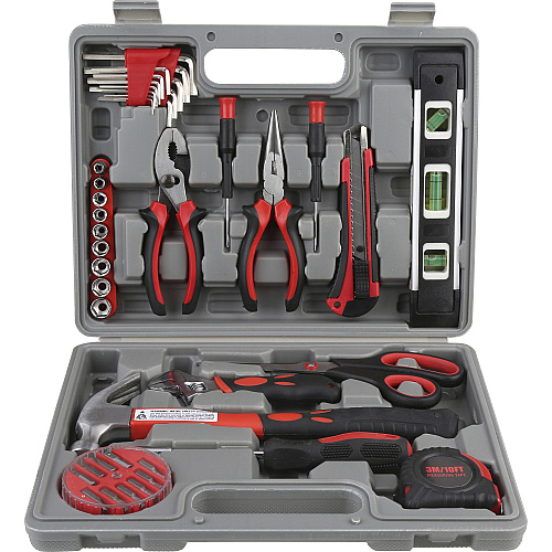 Genuine Joe 42 Piece Tool Kit with Case Gray (GJO11963)
