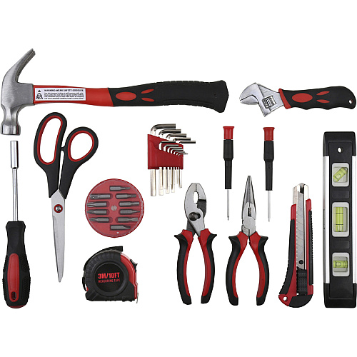 Genuine Joe 42 Piece Tool Kit with Case Gray (GJO11963)