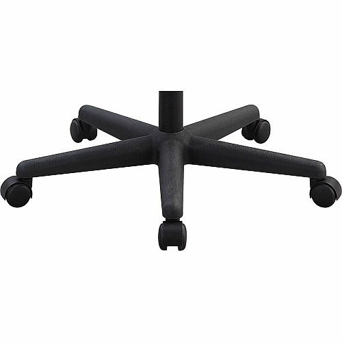 Lorell Contoured Back Tilt Task Chair Black - Plastic - 1 Each (84870)