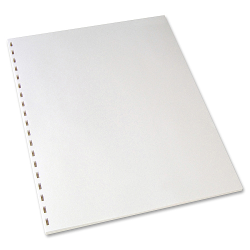 GBC CombBind 19-hole Pre-Punched Paper - White 96 Brightness - Letter - 8 1/2" x 11" - 20 lb Basis Weight - Pre-punched - White - 500 / Pack (2020046)