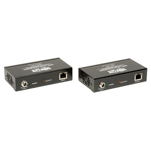 Tripp Lite by Eaton HDMI over Cat5/6 Extender Kit, Transmitter/Receiver, 4K, Serial and IR Control, Up to 328 ft. (100 m), TAA 328 ft Range - 2 x Network (RJ-45) - 1 x HDMI In - 1 x HDMI Out - 4K - 3840 x 2160 - Category 6 - Wall Mountable, Ra (B1261A1SR)