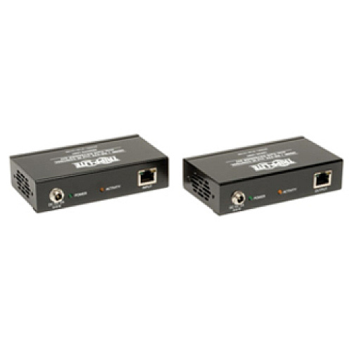 Tripp Lite by Eaton HDMI over Cat5/6 Extender Kit, Transmitter/Receiver, 4K, Serial and IR Control, Up to 328 ft. (100 m), TAA 328 ft Range - 2 x Network (RJ-45) - 1 x HDMI In - 1 x HDMI Out - 4K - 3840 x 2160 - Category 6 - Wall Mountable, Ra (B1261A1SR)
