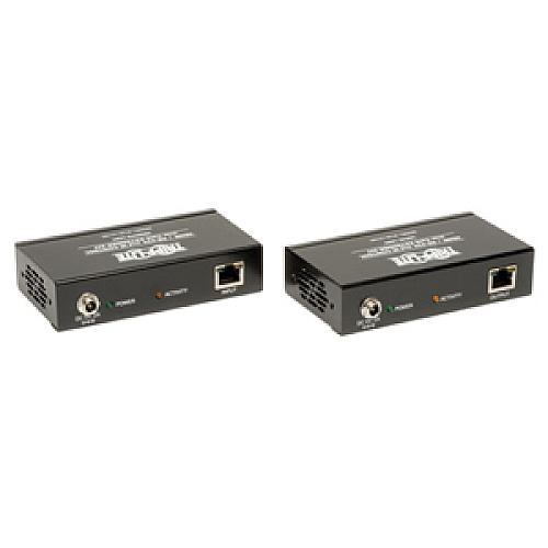 Tripp Lite by Eaton HDMI over Cat5/6 Extender Kit, Transmitter/Receiver, 4K, Serial and IR Control, Up to 328 ft. (100 m), TAA 328 ft Range - 2 x Network (RJ-45) - 1 x HDMI In - 1 x HDMI Out - 4K - 3840 x 2160 - Category 6 - Wall Mountable, Ra (B1261A1SR)