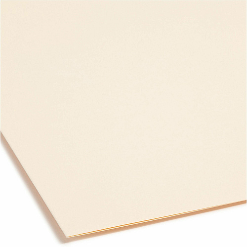 Smead 1/3 Tab Cut Legal Recycled Fastener Folder 8 1/2" x 14" - 2 x 2K Fastener(s) - Top Tab Location - Assorted Tab Position - 18 pt. - 1 Plys - Manila - 10% Paper Recycled - 50 / Box (19600)
