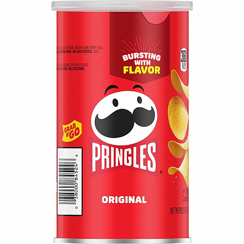 Pringles Original Original - 1 Serving Can - 2.38 oz Can - 12 / Carton (84563)