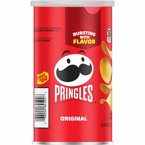 Pringles Original Original - 1 Serving Can - 2.38 oz Can - 12 / Carton (84563)