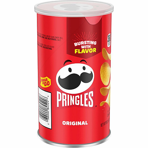 Pringles Original Original - 1 Serving Can - 2.38 oz Can - 12 / Carton (84563)