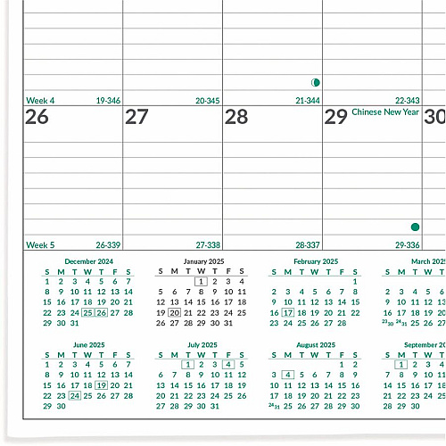 Brownline EcoLogix Monthly Wall Calendar, Twin-Wire Binding, 100% Recycled (C171103)