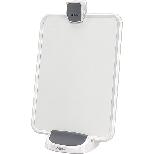 Fellowes I-Spire Series Document Lift Support 8.50" x 11" Media - Vertical, Horizontal - 14.6" Height x 9.5" Width x 6" Depth - Acrylonitrile Butadiene Styrene (ABS) - Gray, White - 1 Each (9311503)
