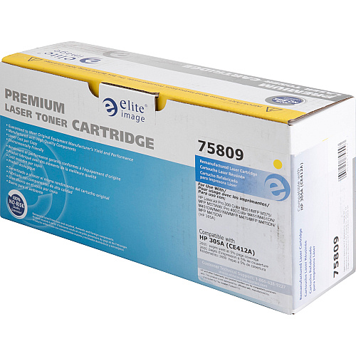 Elite Image Remanufactured Laser Toner Cartridge - Alternative for HP 305A (CE412A) - Yellow - 1 Each 2600 Pages (75809)