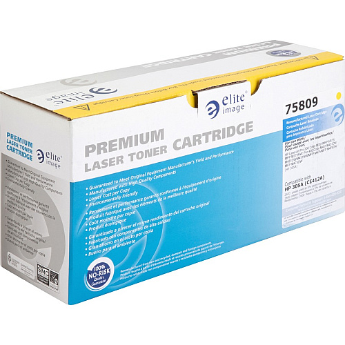 Elite Image Remanufactured Laser Toner Cartridge - Alternative for HP 305A (CE412A) - Yellow - 1 Each 2600 Pages (75809)