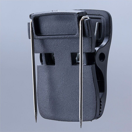 Lorell Cubicle Clips Black - Plastic - 24 / Box (LLR80673)