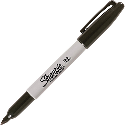 Sharpie Fine Point Permanent Marker Fine Marker Point - Black Ink - Alcohol Based - 5 / Pack (30665PPA)