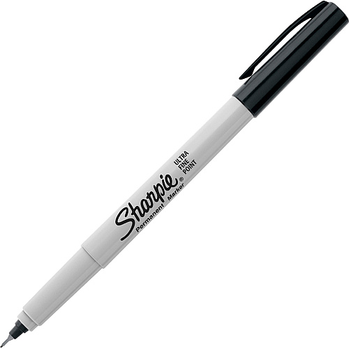 Sharpie Ultra Fine Point Permanent Marker Ultra Fine Marker Point - Black Ink - 2 / Pack (37161PP)